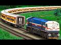 WDP4D SHUNT ANTYODAYA EXPRESS TRAIN | BUMPY RAILROAD | Train Simulator | Railwork | NTG GAMING