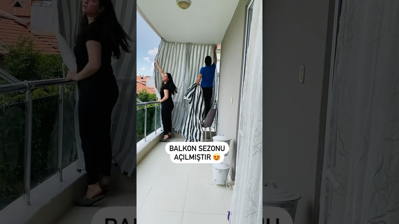 BALKON SEZONU AÇILMIŞTIR