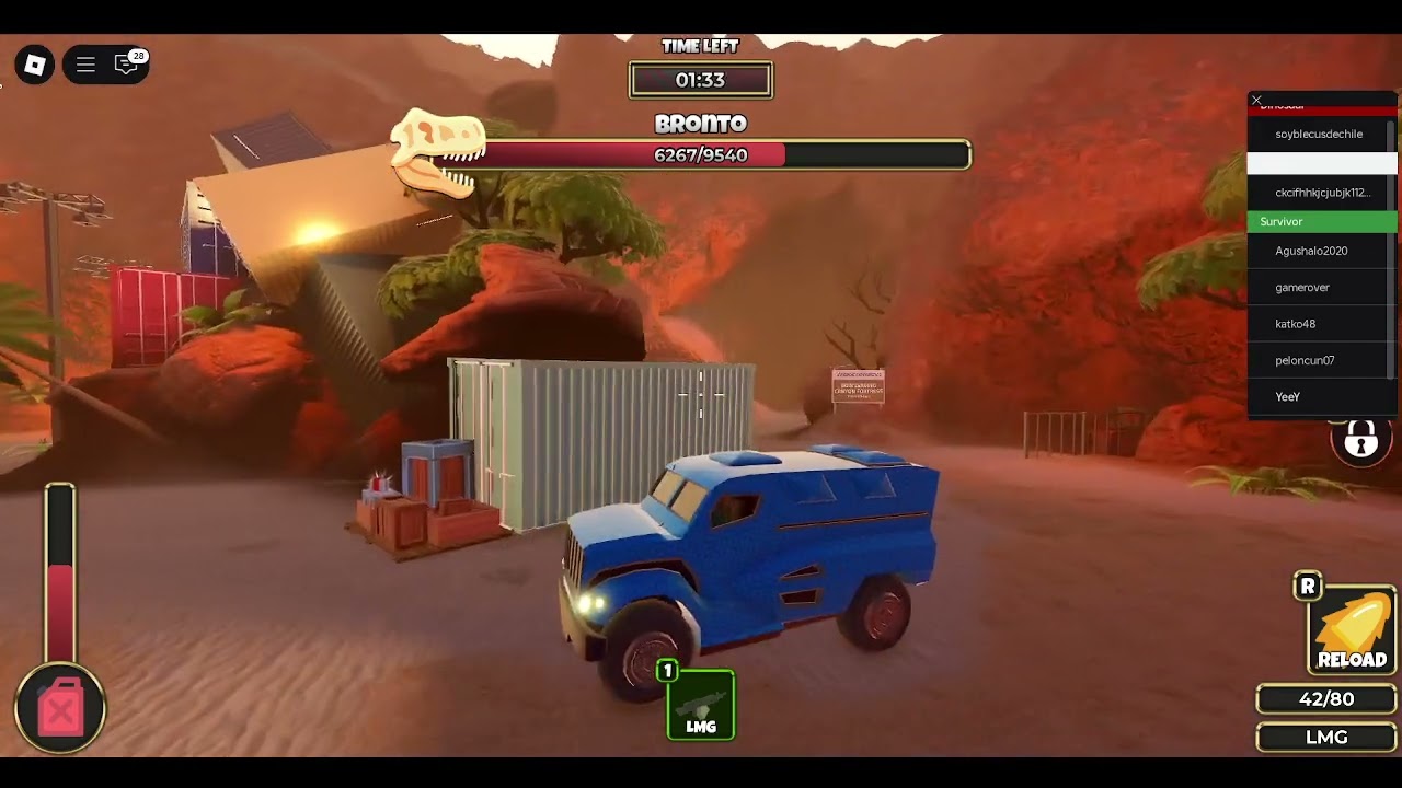 Roblox - primal pursuit survivors vs bronto [ NO COMMENTAR ]