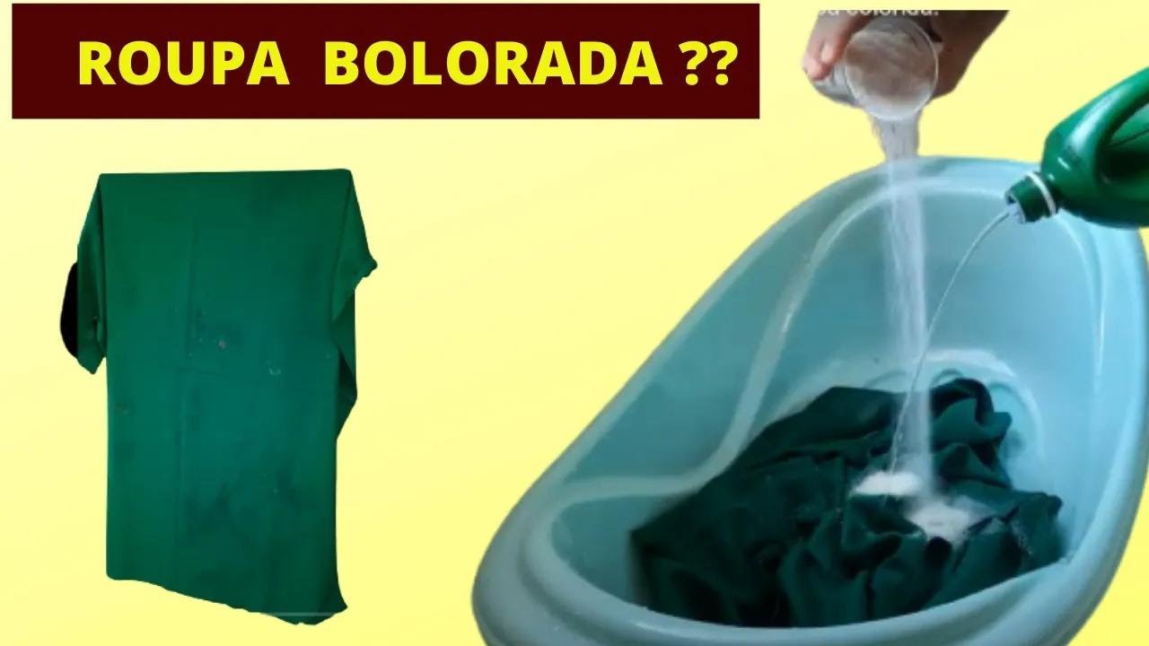 Aprenda como tirar manchas de roupa colorida bolor mofo muito simples # ...