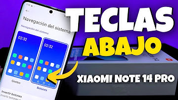 ⚡ XIAOMI NOTE 14 PRO ✅ Cambia la BARRA de BOTONES de NAVEGACIÓN y PERSONALÍZALA como un PRO