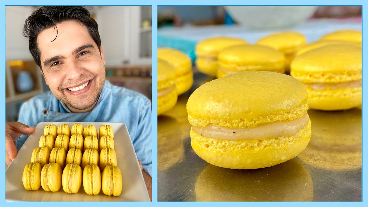 MACARONS DE MARACUJÁ - MÉTODO SIMPLIFICADO PARA TODOS OS FORNOS -  ABCDário da Confeitaria