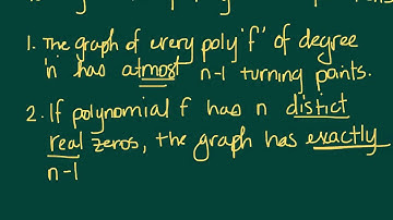5.8 Analyze Graphs of Polynomials
