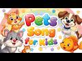 Pets Song for Kids | Learn 23 Pet Animals | Busy Body Babies' Fun Rhyme Sing-Along Song