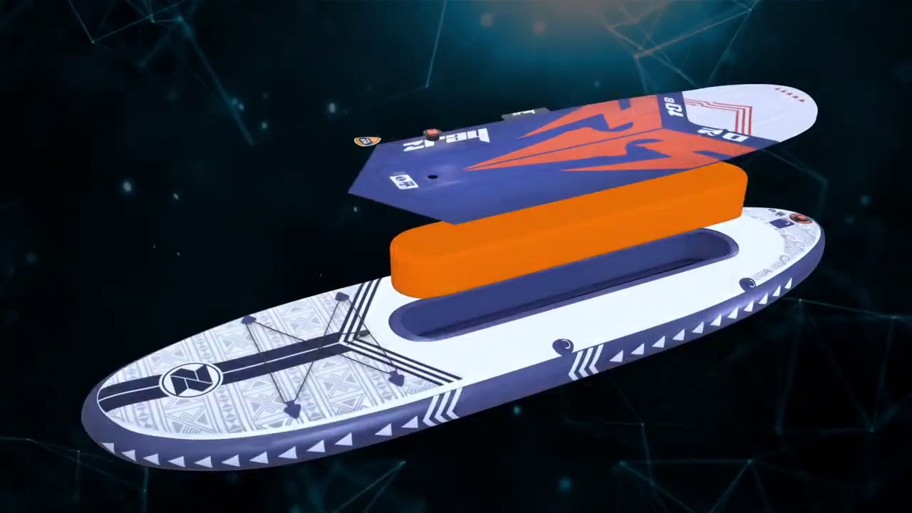 ZRAY PADDLEBOARD DOUBLE CHAMBER SAFETY DCS TECHNOLOGY YouTube