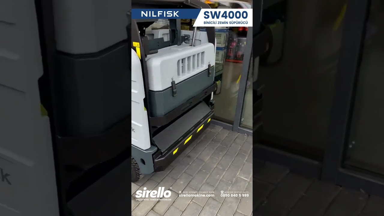 Nilfisk SW4000 Binicili Zemin Süpürücü 