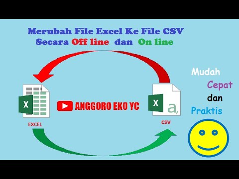 Video: Bagaimana cara menyimpan file Excel sebagai CSV?