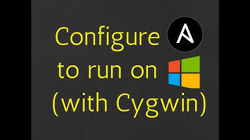 How to configure Ansible to run correctly on Windows (with Cygwin)