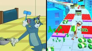 ✅ Investment Run mobile gameplay  🆚 🐱🐭 Tom and jerry cartoon video screenshot 4