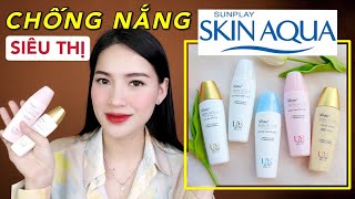 [REVIEW] Kem chống nắng GIÁ RẺ SIÊU THỊ Sunplay Skin Aqua | Bán chạy kinh khủng !!!