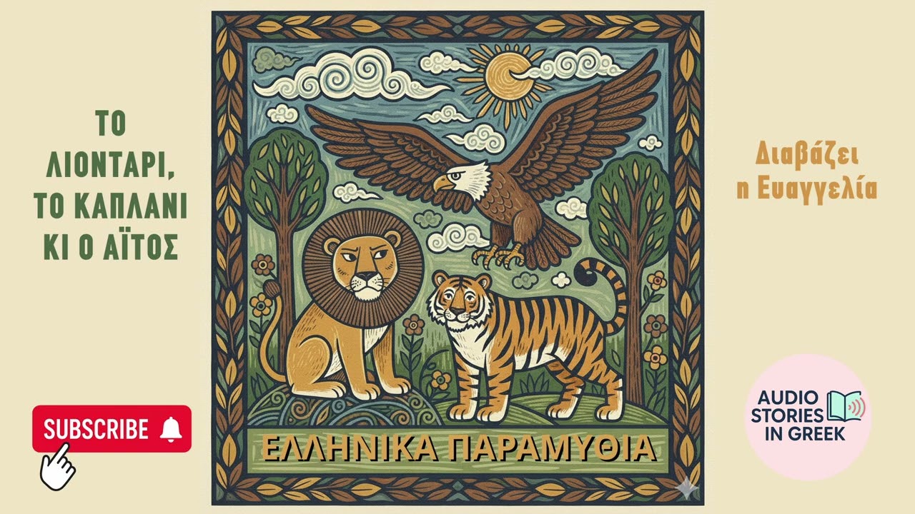 ΤΟ ΛΙΟΝΤΑΡΙ, ΤΟ ΚΑΠΛΑΝΙ ΚΙ Ο ΑΪΤΟΣ - Αφήγηση Ελληνικών Παραμυθιών (Λαϊκό Παραμύθι)