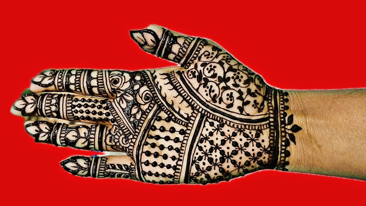 शिवरात्रि की मेहन्दी डिज़ाइन ॥Simple Design ||