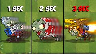 Pvz 2 Tournament - Speed All Zombies - Which Zombie 's Faster? - Zombie vs Zombie screenshot 4