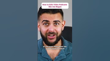 How to Edit #VideoPodcasts Like #JoeRogan #howtoeditvideopodcasts #contentcreation