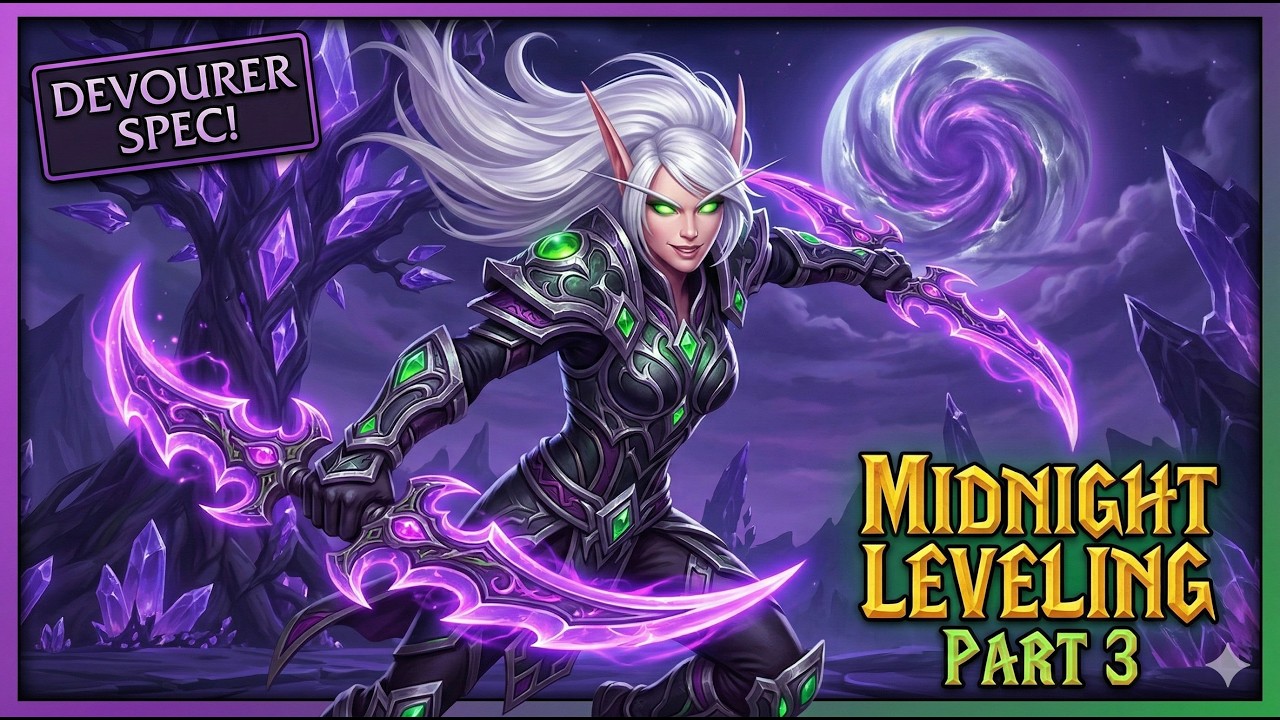 WoW Midnight Leveling Guide Part 3: Devourer Demon Hunter Gameplay ...