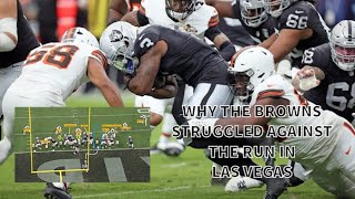 Why the Browns struggled to stop the run against the Raiders: Film breakdown