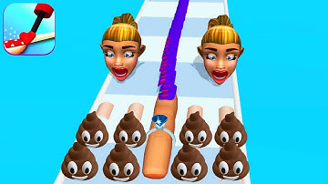 Nail Stack! - NEW BIG UPDATE! Max Level Mobile Game All Levels iOS Android Pro Gaming Funny h3YKrhs