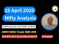 Nifty Analysis for Tomorrow 15 April 2025 | Nifty 50 Chart Analysis & Prediction for Option Trading