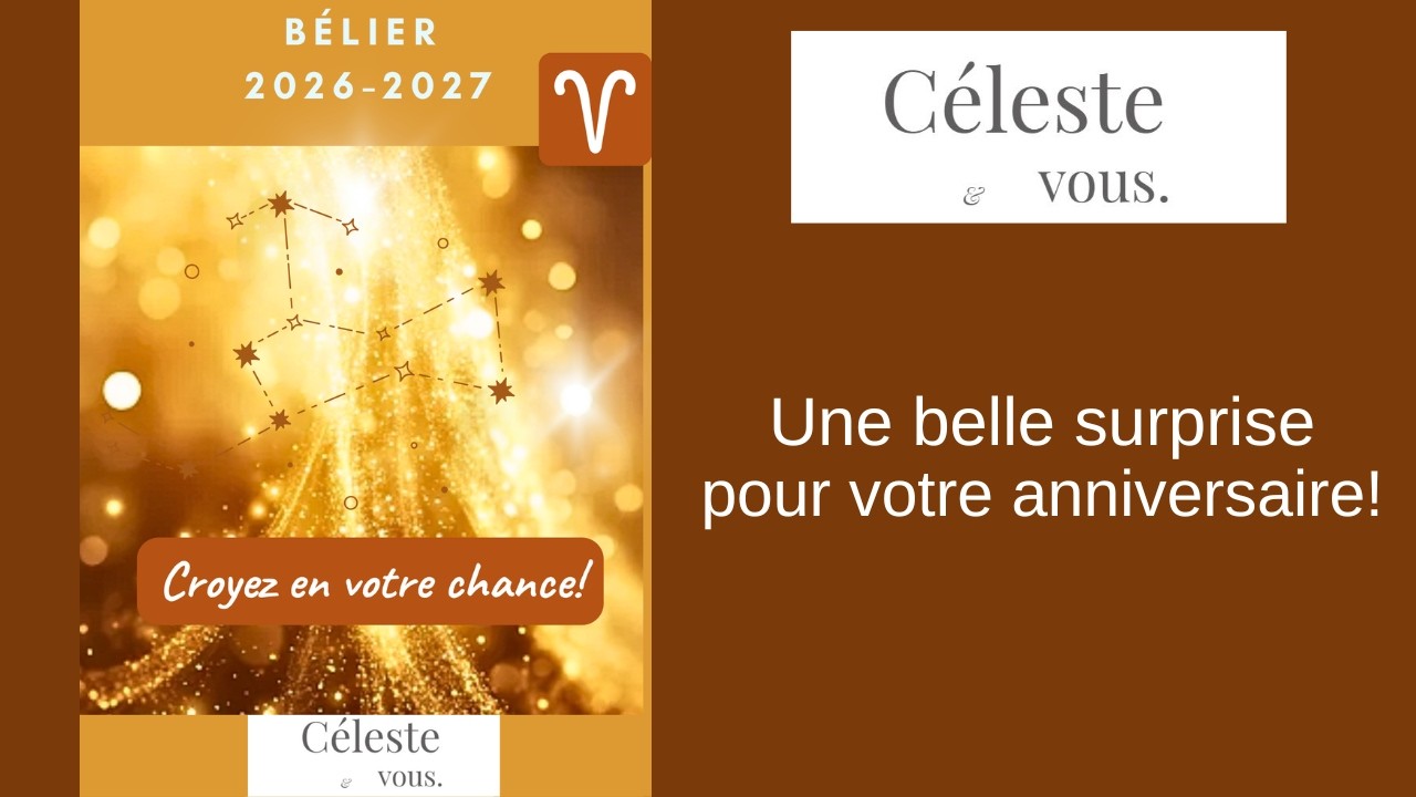 Bélier 2026-2027: Croyez en votre chance!