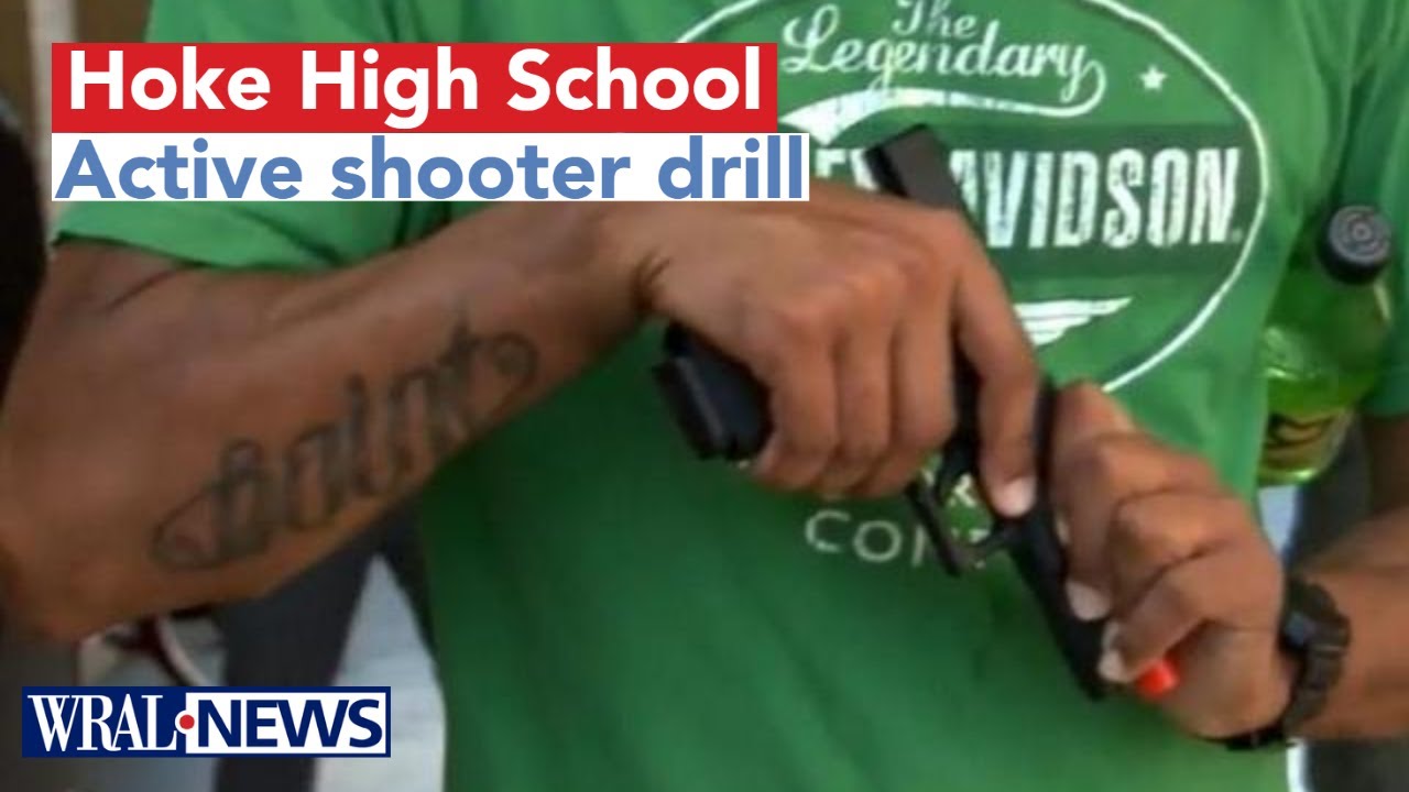 Active shooter drill at Hoke High School shows the importance of timing ...