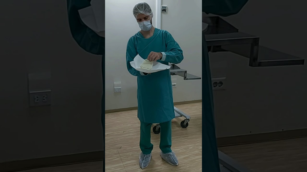 ROPA DE QUIRÓFANO - Técnica de colocación paso a paso