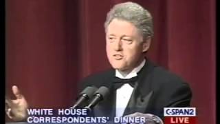 2 Bill Clinton & Jon Stewart  Stand Up Comedy   White House Correspondents' Dinner 1997