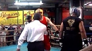 International Masters Boxing Gleasons Gym Usa Germany Heavyweights . 3 Rounds