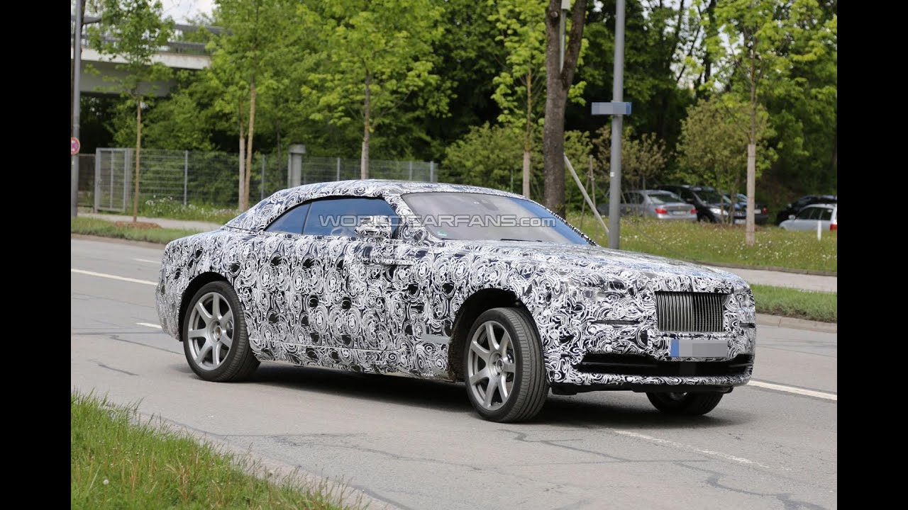 Rolls Royce Wraith Drophead Coupe Spied For First Time !