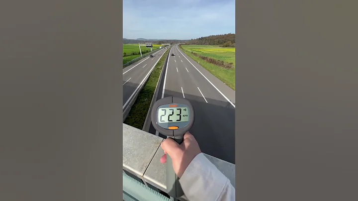 Testing velocity speed radar on German autobahn #shorts #cars #fyp - DayDayNews