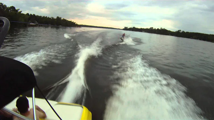 Chad Fagan wakeboarding Go Pro test