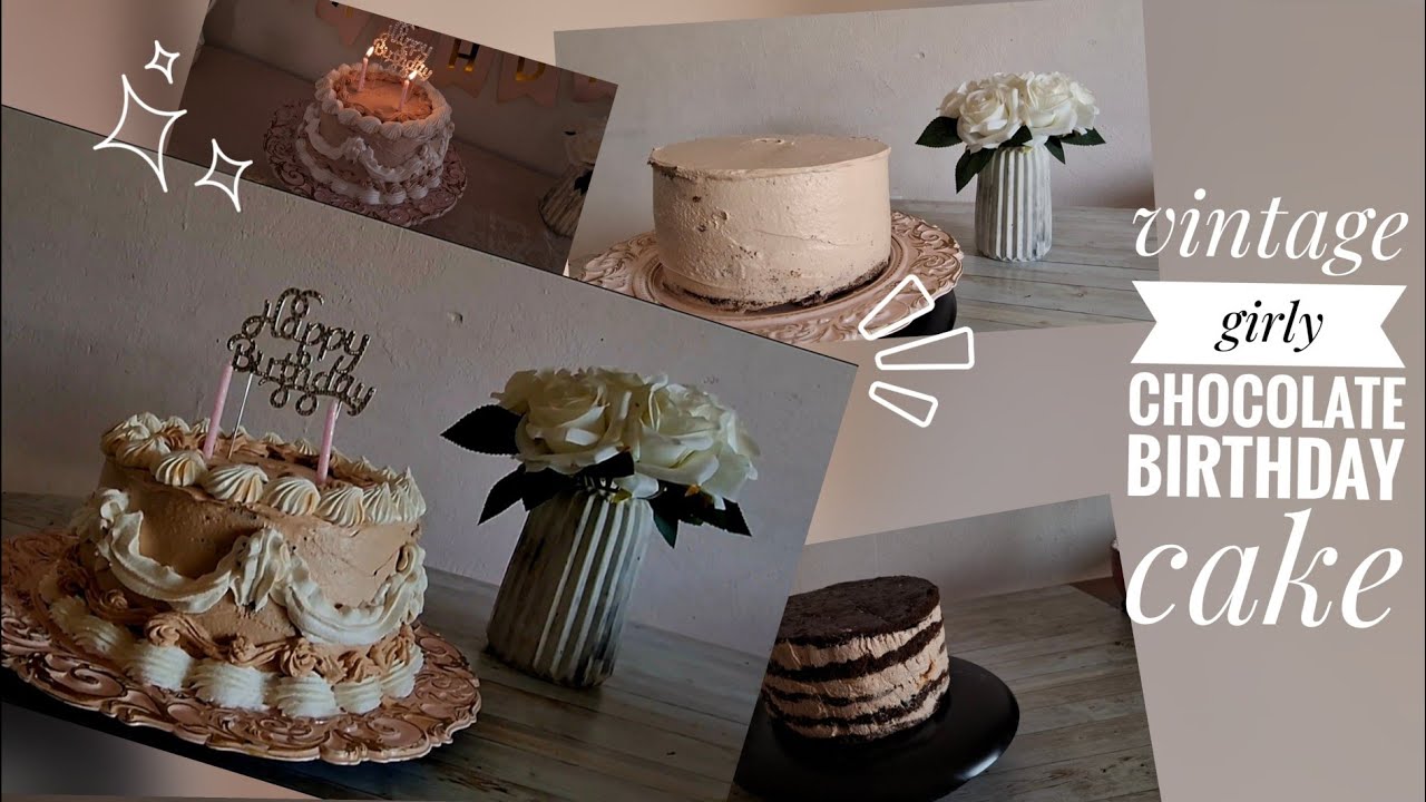 رجعت بعد ثلاث سنوات...وصنعت أجمل كعك عيد ميلاد   birthday cake vintage cake 🎂(عودة قوية!🔥)