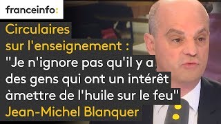 Circulaires sur l'enseignement : 