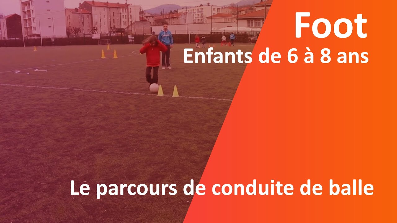 Football, le parcours de conduite de balle, 6 à 8 ans 