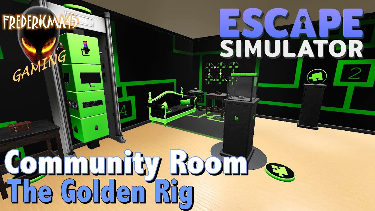 THE GOLDEN RIG : Escape Simulator - Community Room - YouTube