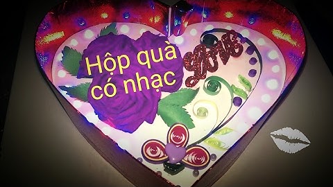 Quà Tặng Handmade | Hộp Led Trái Tim Có Nhạc || Sáng Tạo Thật Đơn Giản