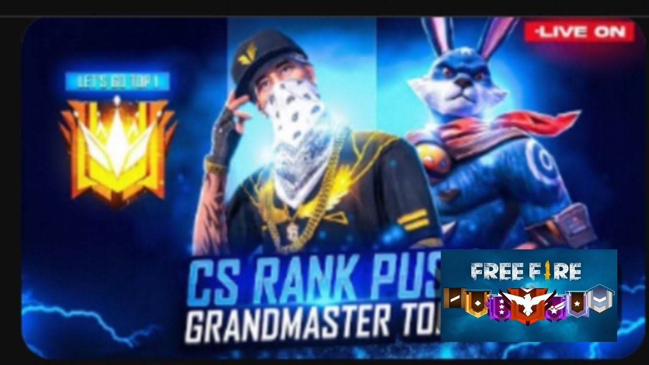 GARENA FREE FIRE MAX LIVE CS RANK PUSH GRAND MASTER LOBBY - YouTube