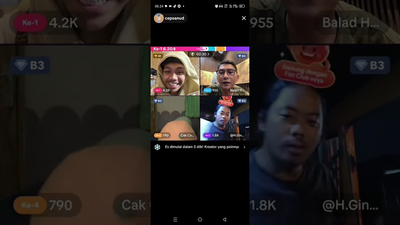 Rame! Challenge ganti ngaran, Cep Sanud Haji Gingin Kapten Ahmad #cepsanud