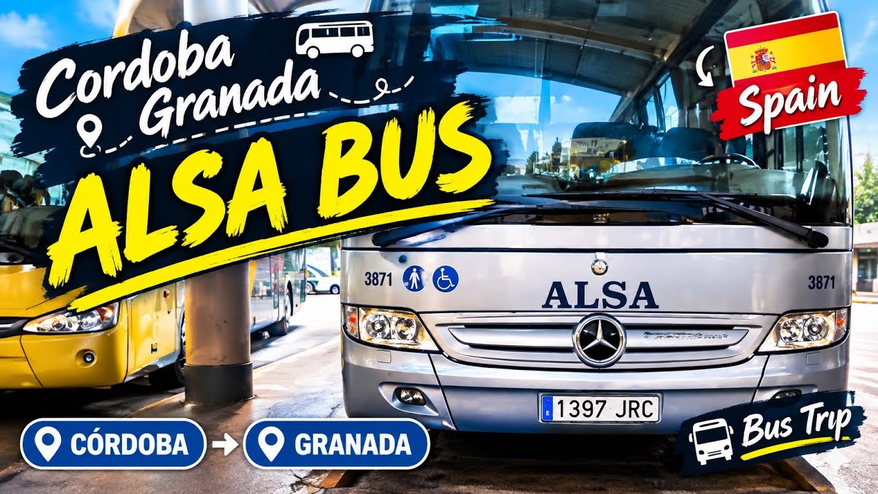 ALSA Bus Cordoba to Granada | Spain Bus Trip Report