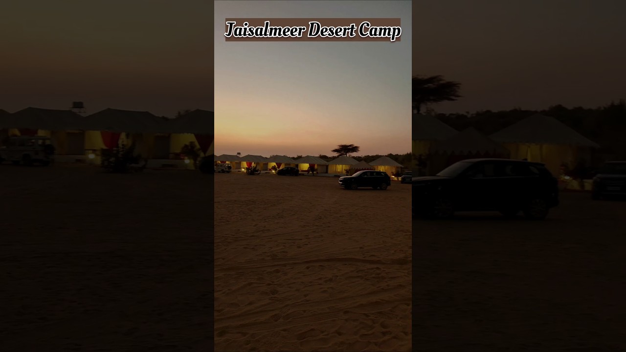 Best Desert Camp in Jaisalmer 🐪🏜️#jaisalmer #shortsfeed #shorts #desertsafari #song #dance #ytshorts