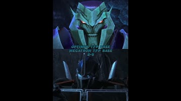 Optimus prime Tfp Base And Megatron Tfp Base Vs Arcee Apex Armor Tfp #transformers #shorts