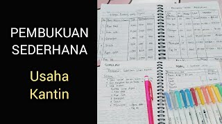 Membuat Pembukuan Sederhana Usaha Kantin | Aline Liyani
