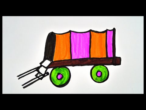 Video: How To Draw A Cart