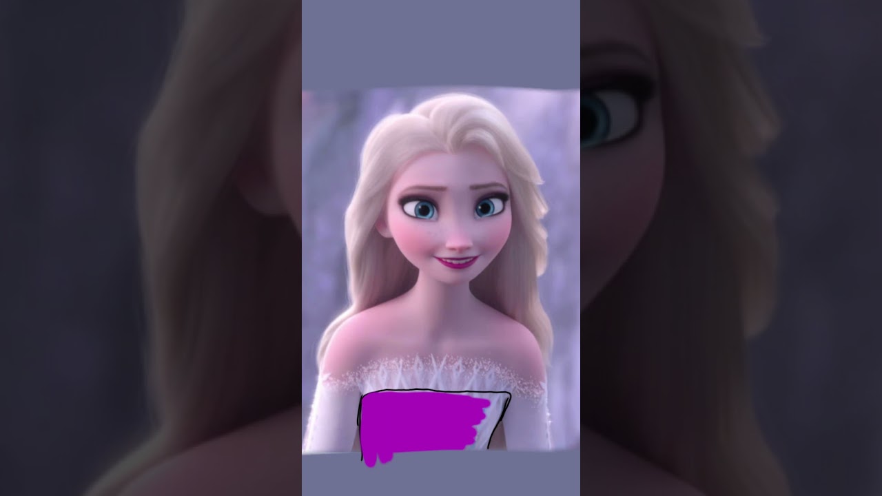 Elsa Scary Look 😈||Disney Princess  