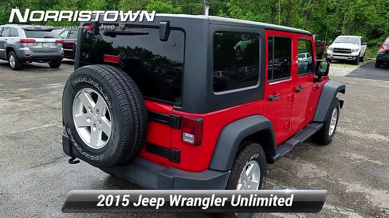 Used 2015 Jeep Wrangler Unlimited Sport, Norristown, PA JL223A YouTube