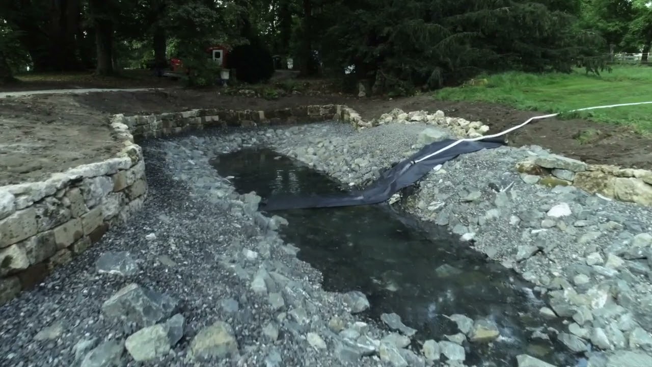Der Ententeich im Schacky-Park Dießen