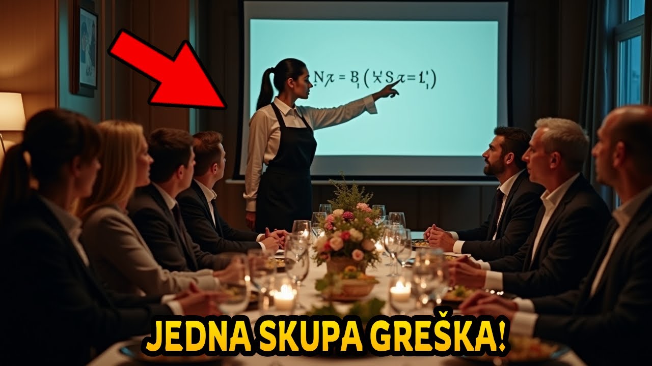 „TA FORMULA JE POGREŠNA“ KONOBARICA JE SPASILA POSAO OD 120 MILIONA!