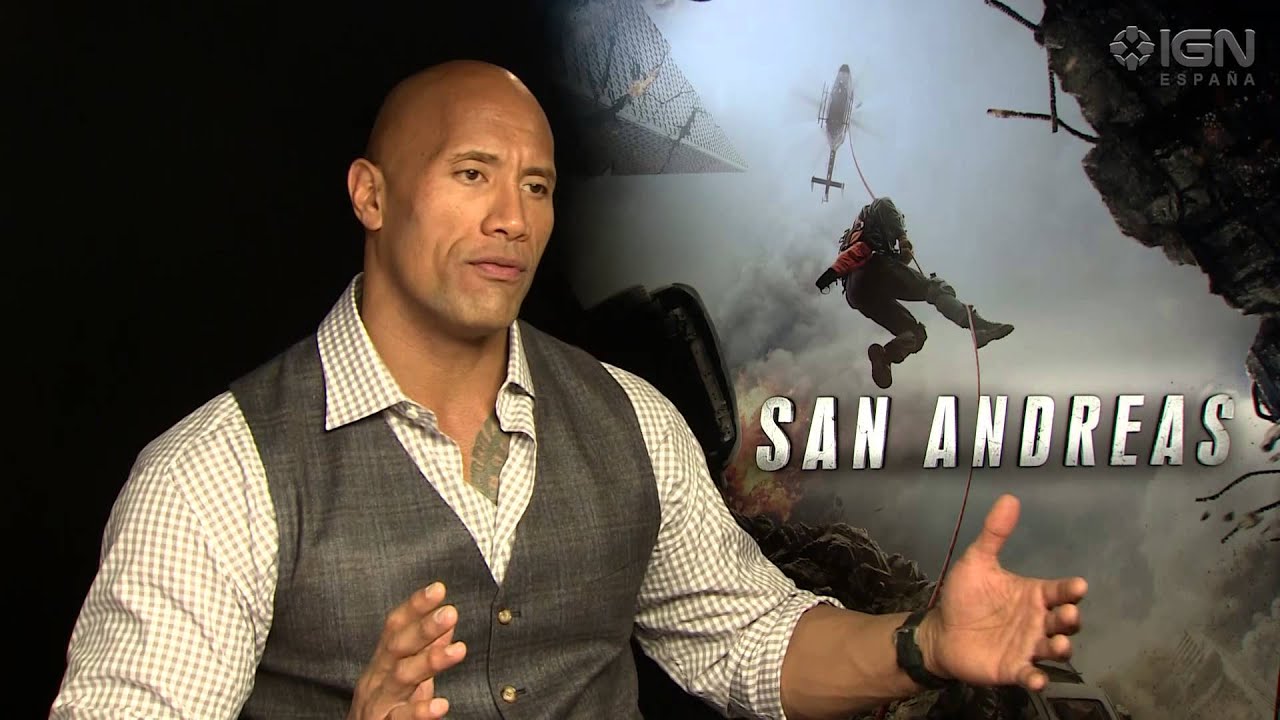 San Andrés con Dwayne 'The Rock' Johnson microsoft store