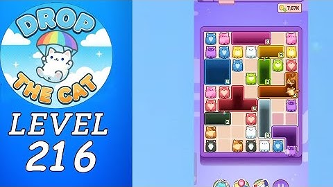 Drop The Cat Level 216 Walkthrough