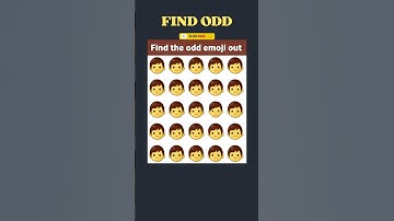 Can Spot the Odd Emoji Out in Just 5 Seconds? #shorts | Quizvidz