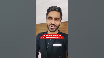 CA Foundation dec 2022 result date icai announcement official notification